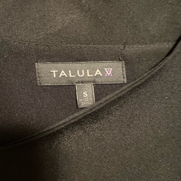 Black Talula Spaghetti Strap Dressy Tank Top - Picture 2 of 6